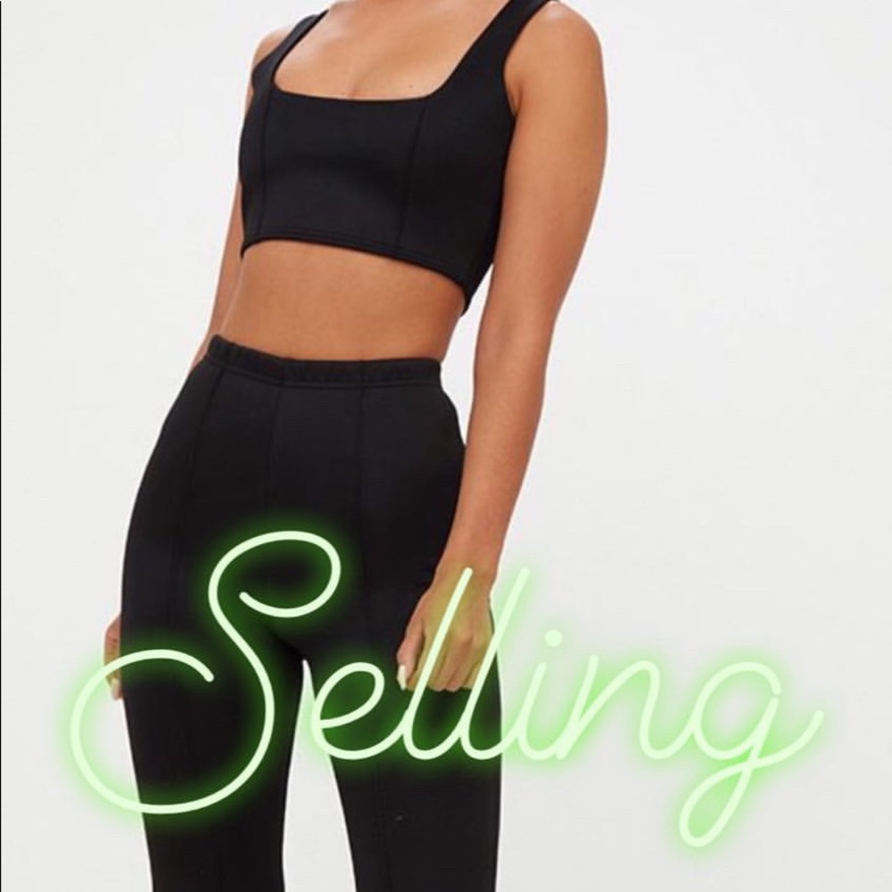 2 piece black set